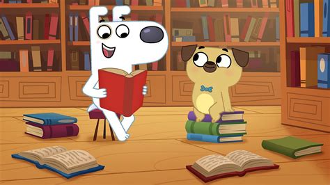 cast of dog loves books|the dog loves books.